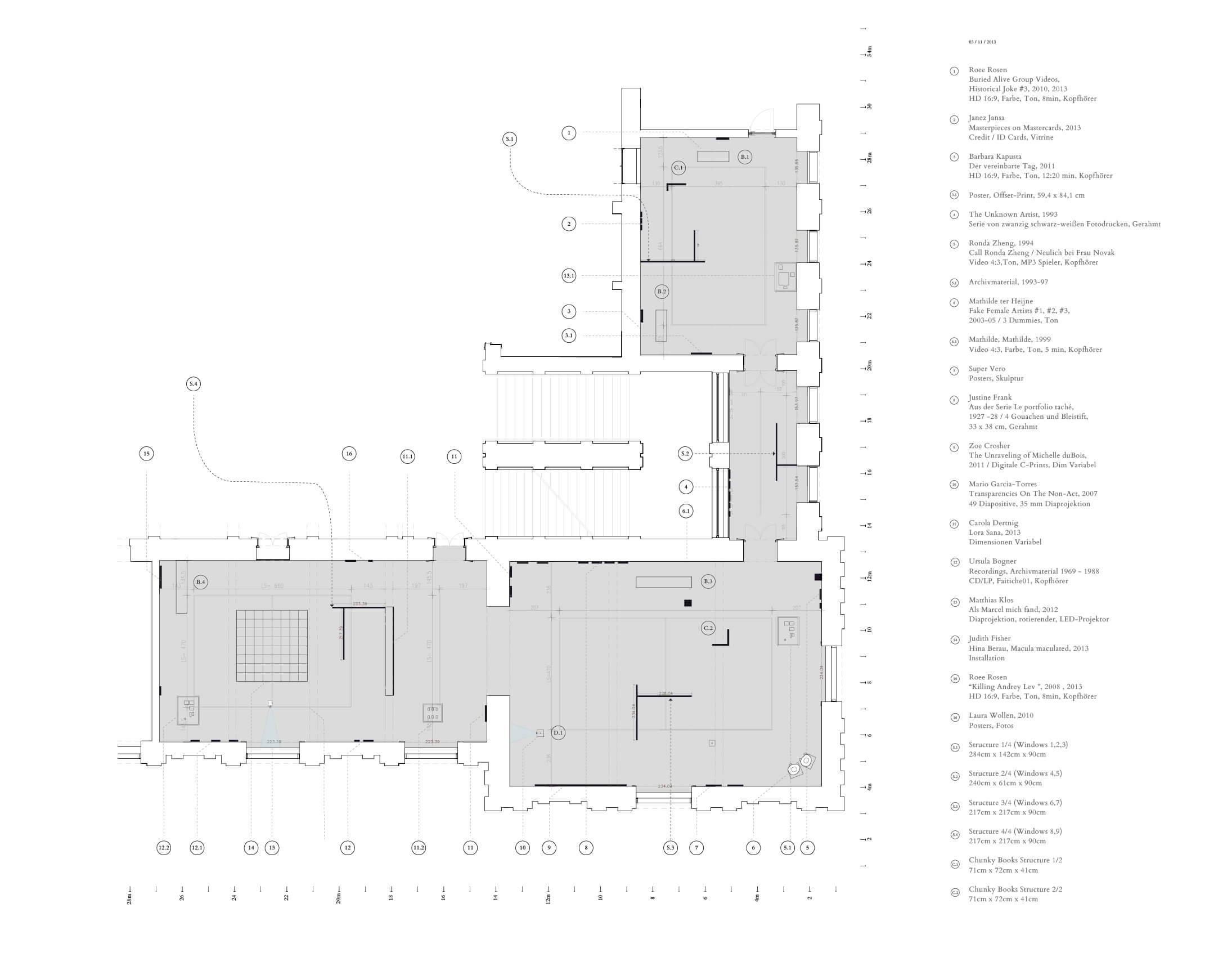 Exhibition Spatial Layout / Plan Drawing 