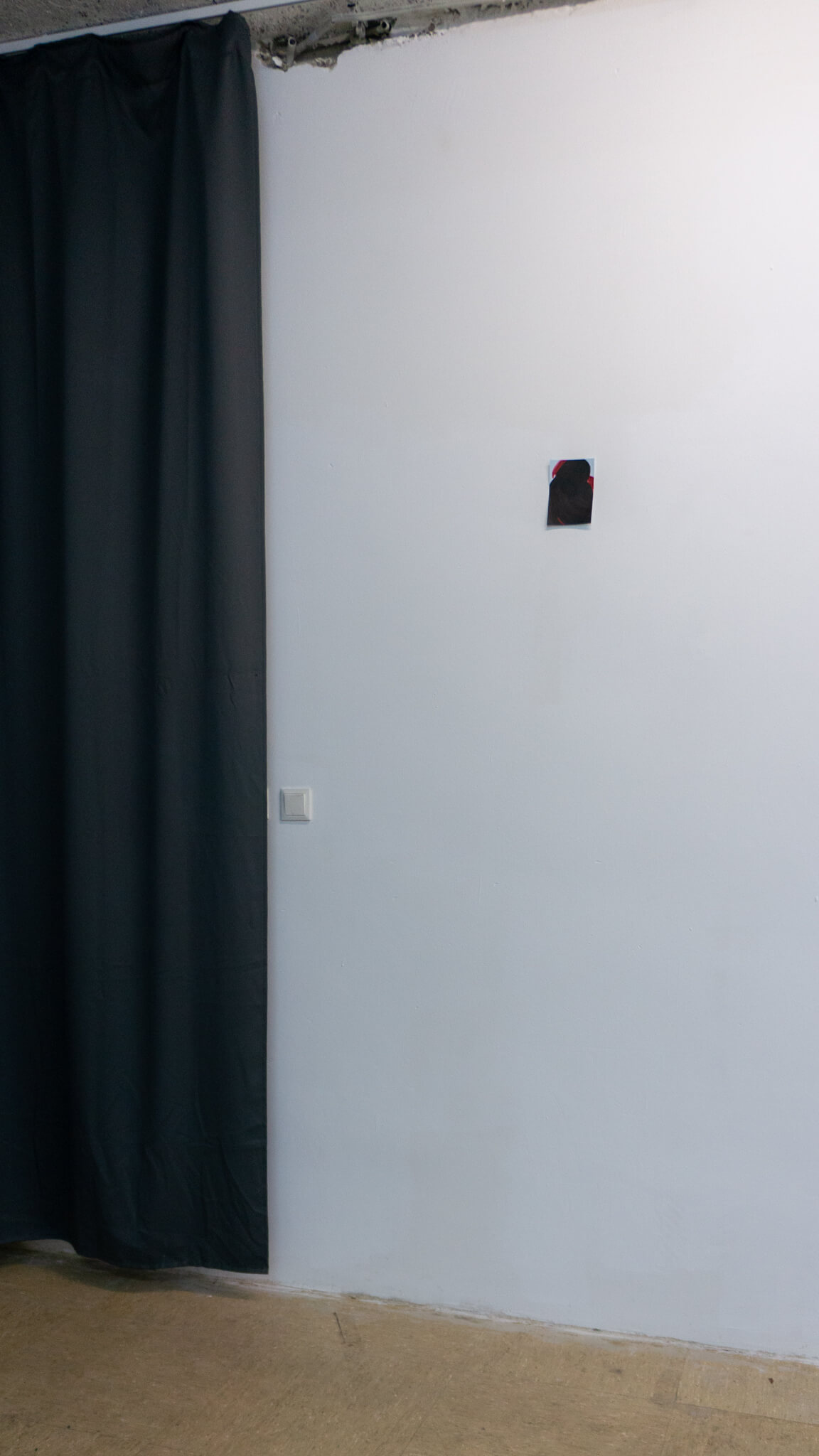 Installation photo of an art show