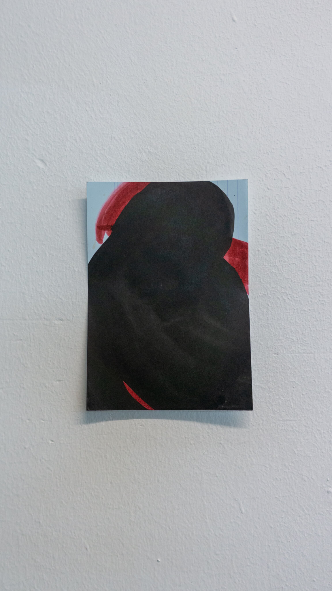 Installation photo of an art show