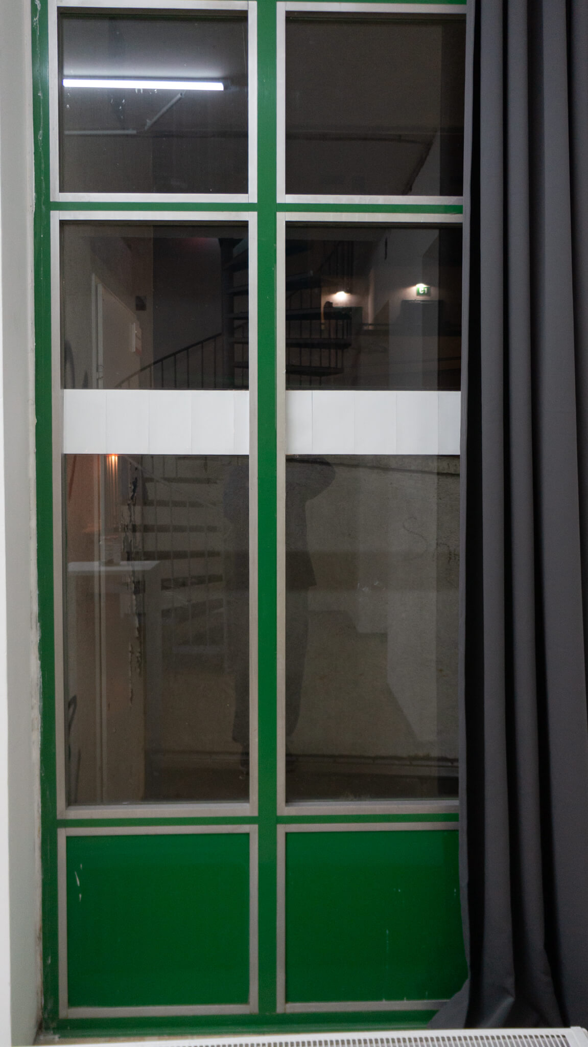 Installation photo of an art show