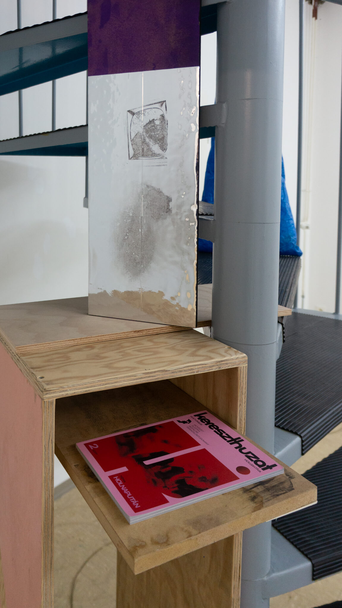 Installation photo of an art show