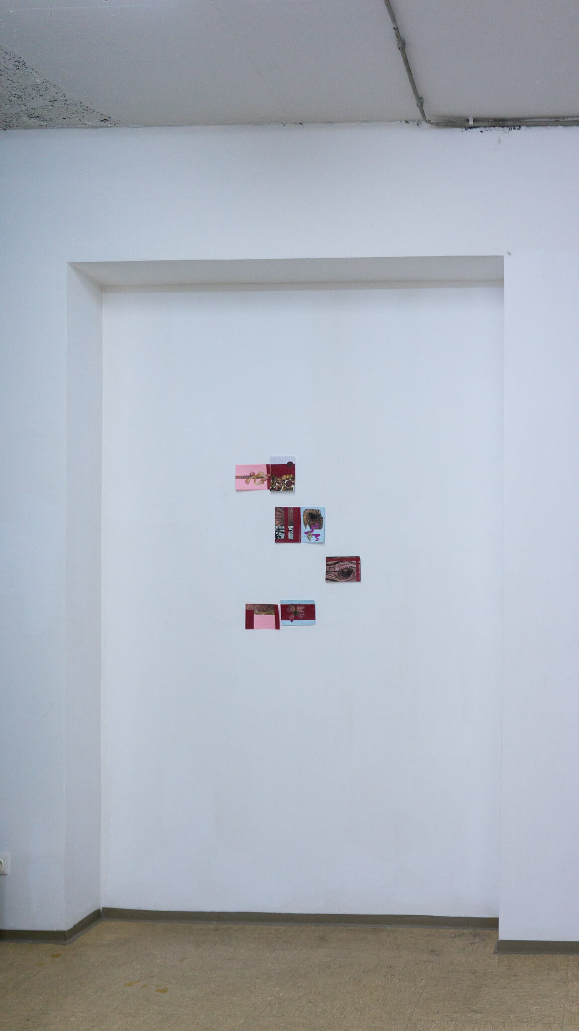 Installation photo of an art show