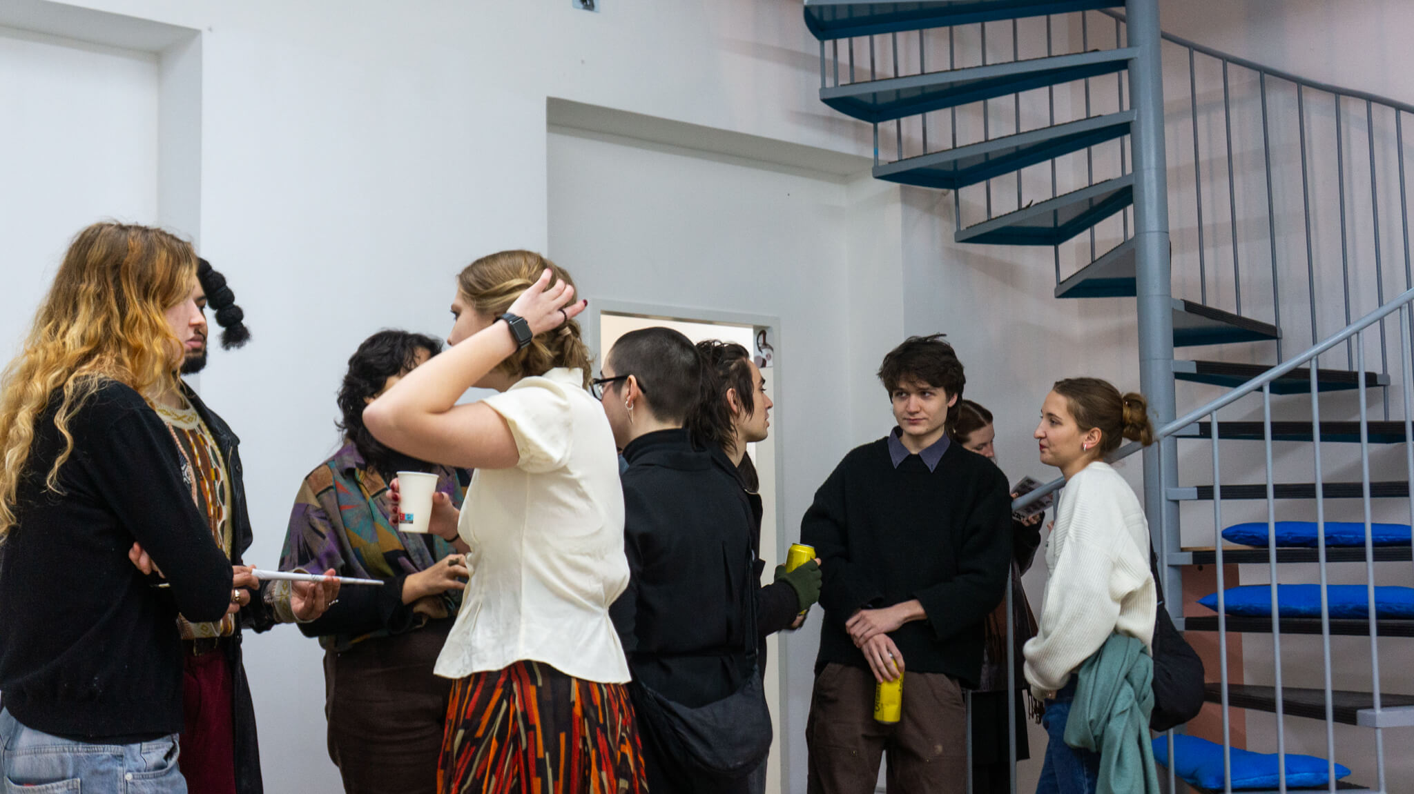 Installation photo of an art show